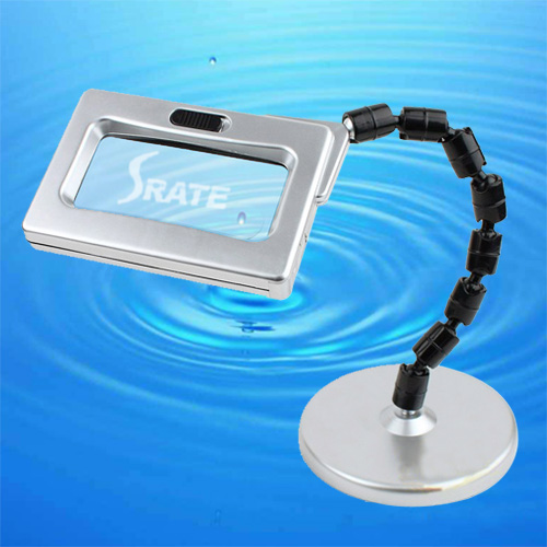 2.5X 8X LED Bench Rectangular Magnifier MG3B-2