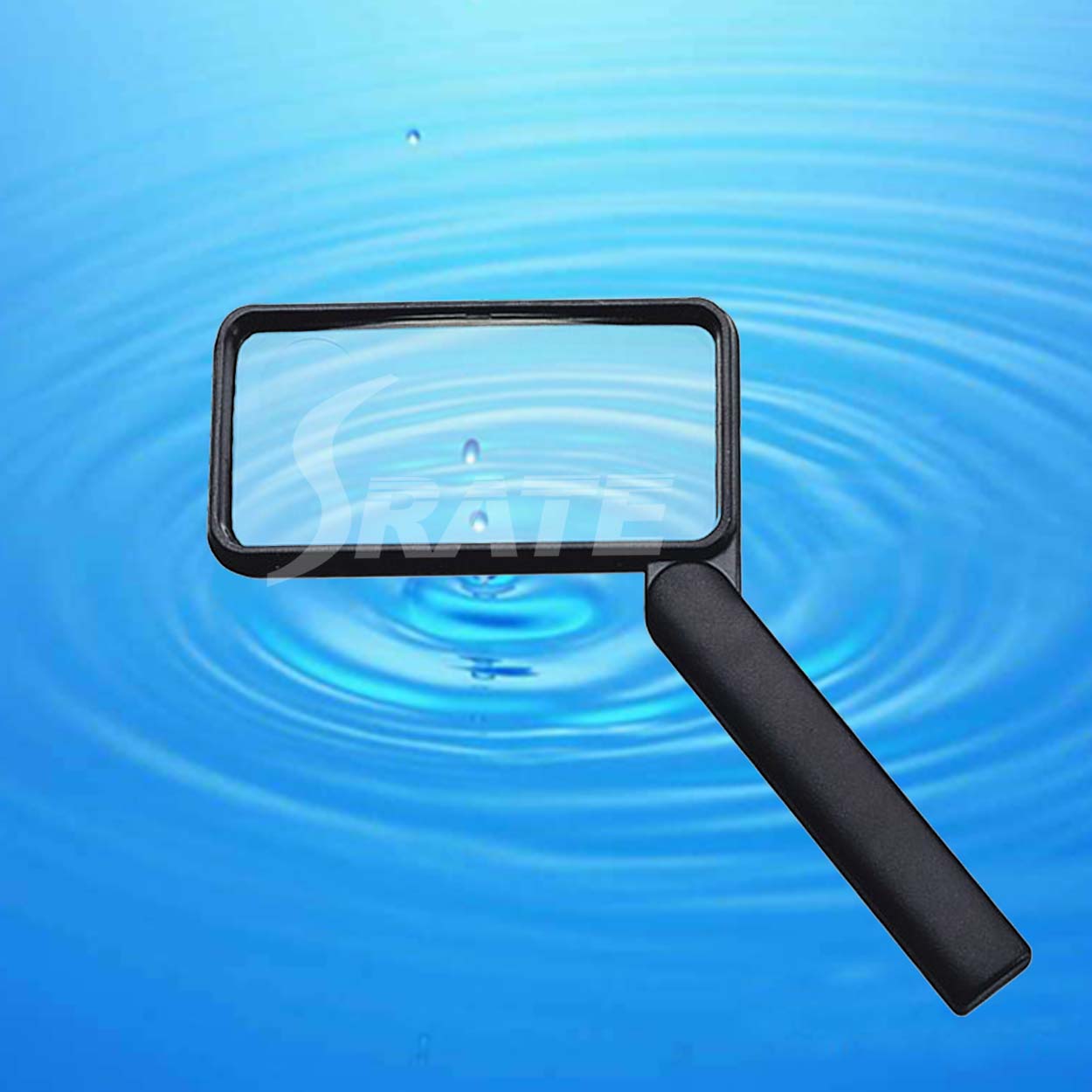2.5X/8X Foldable Rectangular Magnifying Glass MG84025