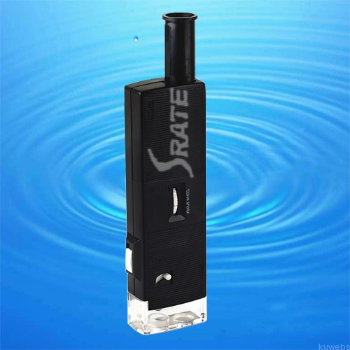 50X-80X Zoom Pocket Microscope with Lamp MG10084-1