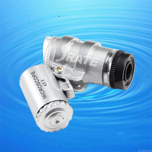 45X Illuminated Pocket Microscope MG10081-4