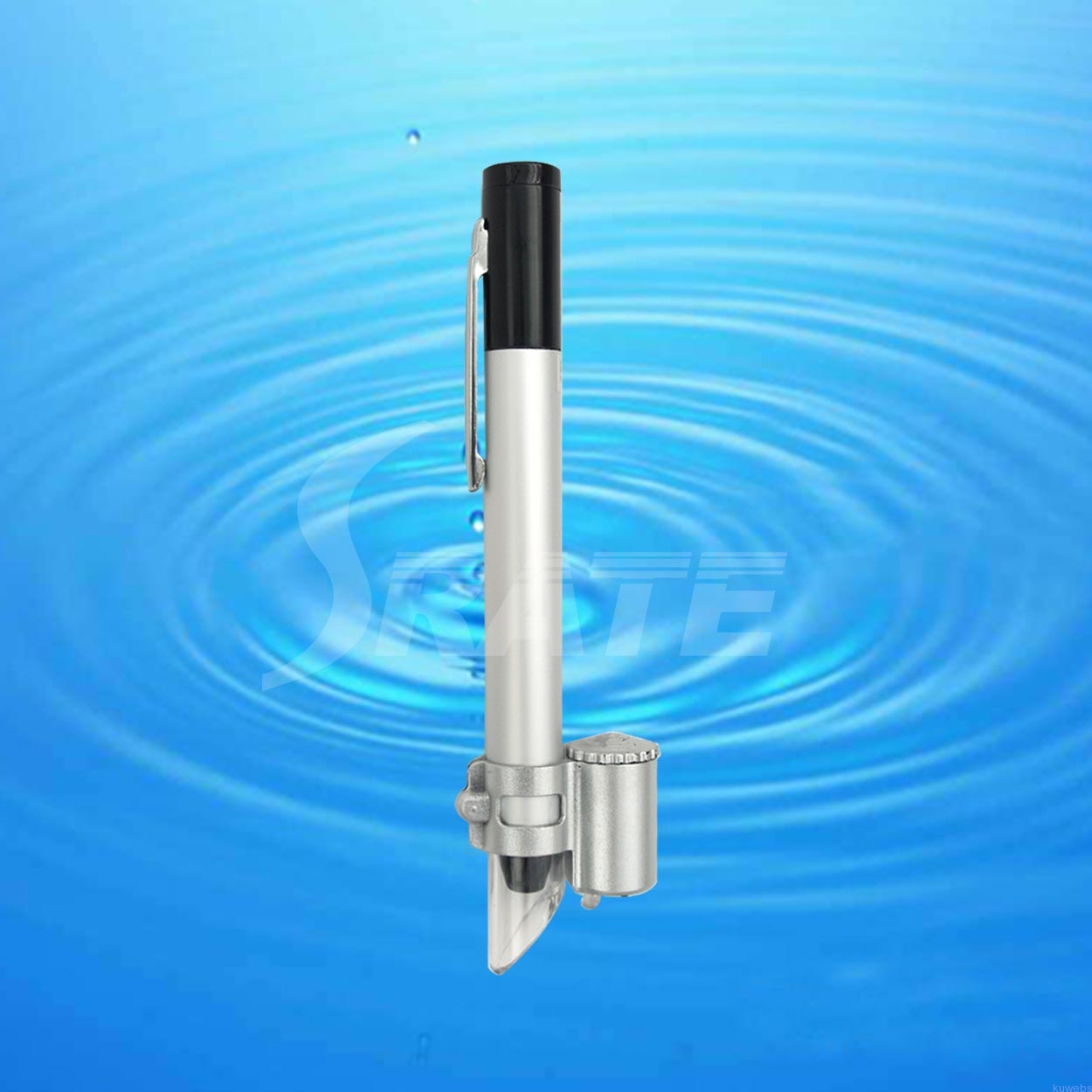 25X/50X LED Lighted Mini Pen Microscope with Reading Scale MG10085-5A