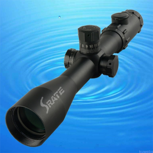 3-10X42mm Glass Etched Reticle Red Illumination Rifle Scope 3-10X42HESF